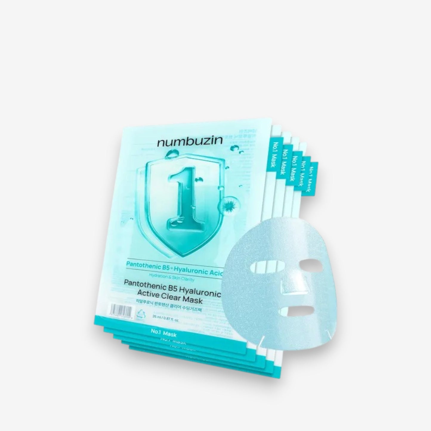 No.1 Pantothenic B5 Hyaluronic Active Clear Mask