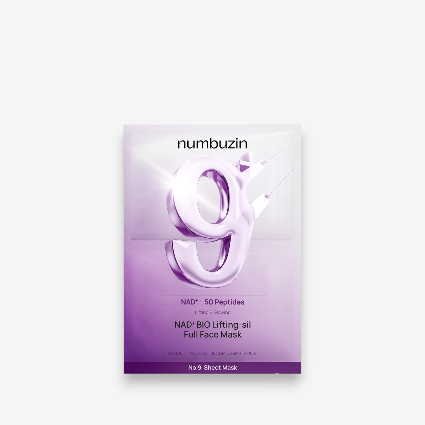 No.9 NAD+ BIO Lifting-sil Full Face Mask