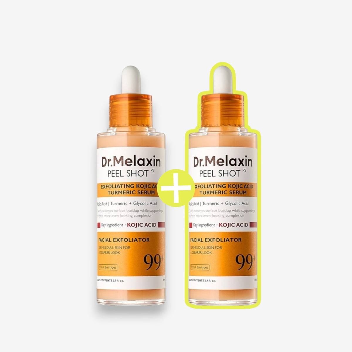 [1+1 DEAL] Peel Shot Exfoliating Kojic Acid Turmeric Serum