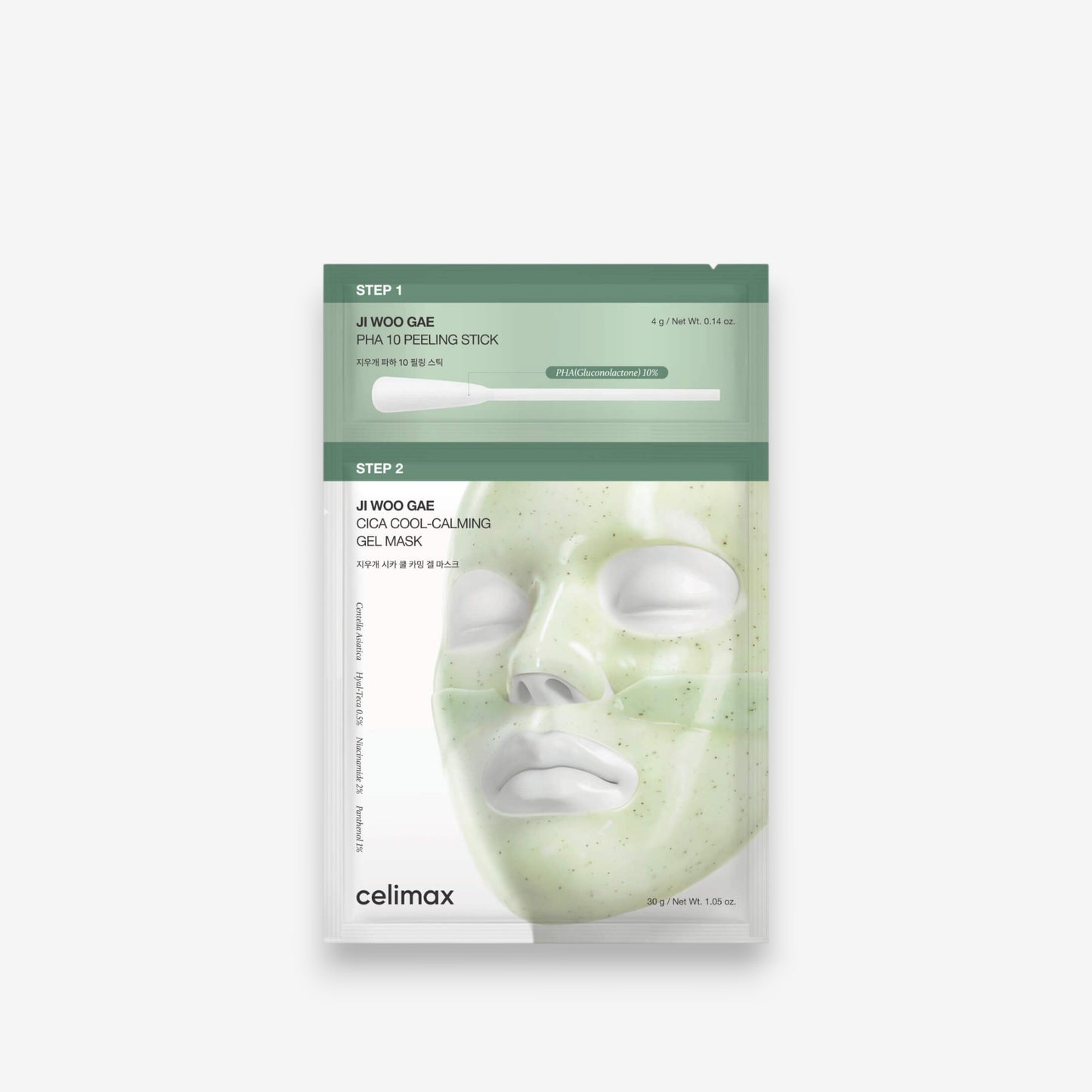 JIWOOGAE Cica Cool-Calming Gel Mask
