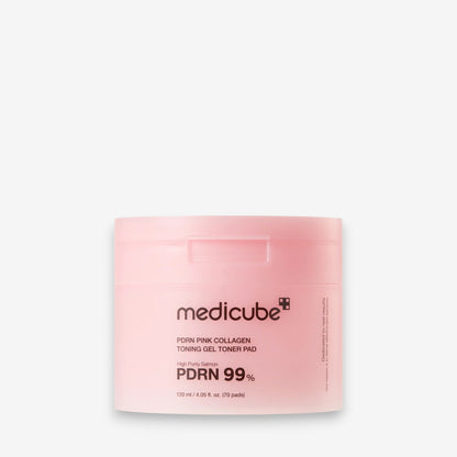PDRN Pink Collagen Toning Gel Toner Pad