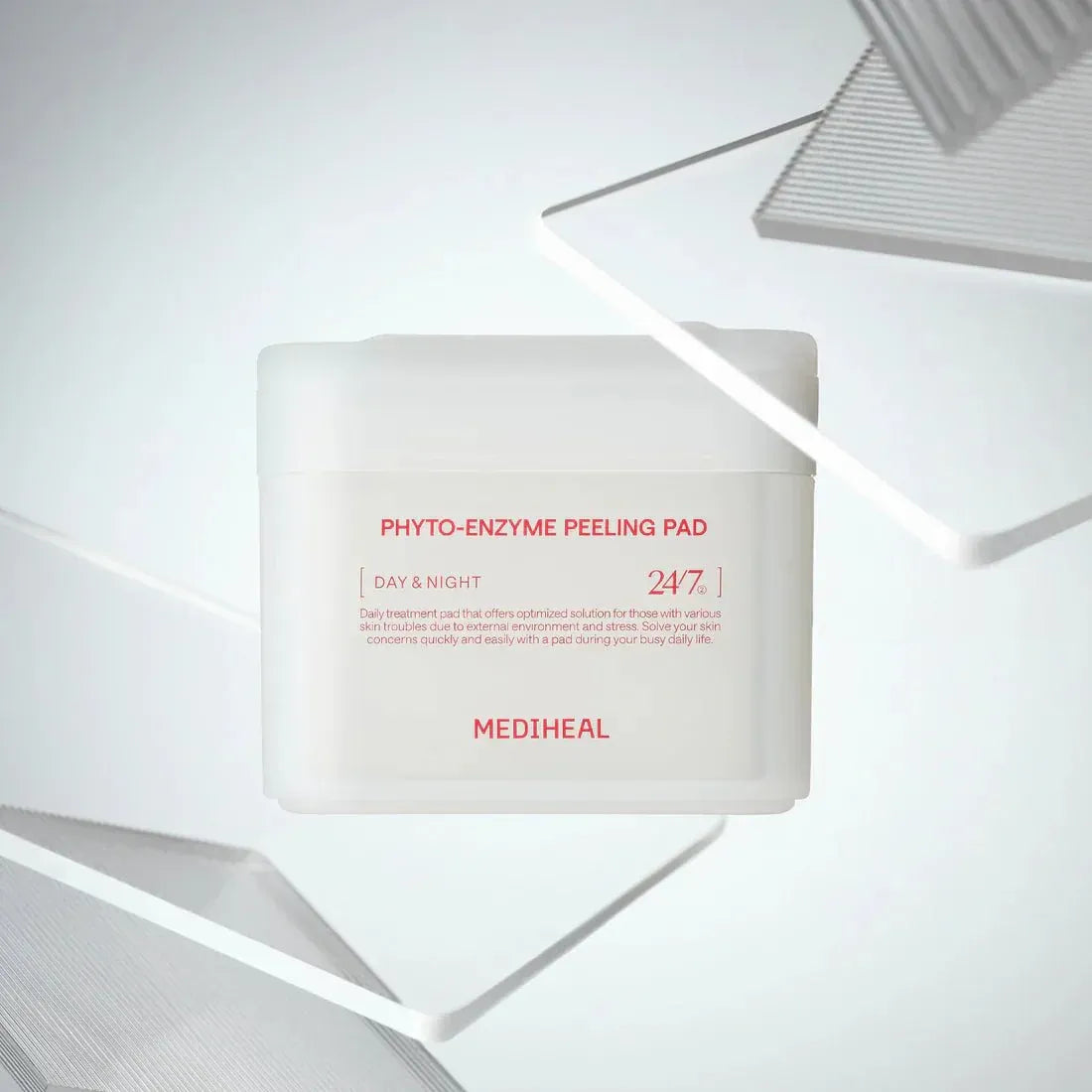 MEDIHEAL Phyto‑Enzyme Peeling Pad 170ml 100 Pads at Embé Skin Korean and Japanese Beauty Skincare