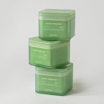 MEDIHEAL Tea Tree Trouble Pad 170ml 100P at Embé Skin Korean and Japanese Beauty Skincare