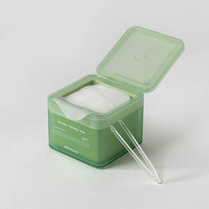 MEDIHEAL Tea Tree Trouble Pad 170ml 100P at Embé Skin Korean and Japanese Beauty Skincare