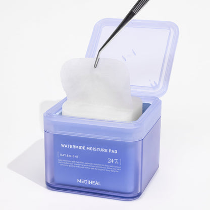 MEDIHEAL Watermide Toner Pad 170ml 100 Pads at Embé Skin Korean and Japanese Beauty Skincare