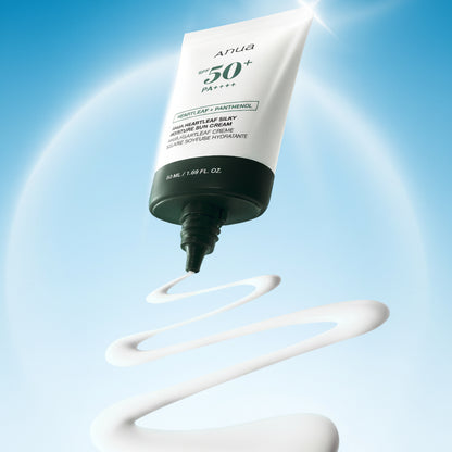 Heartleaf Silky Moisture Sun Cream