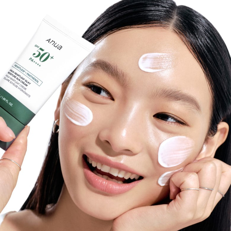 Heartleaf Silky Moisture Sun Cream